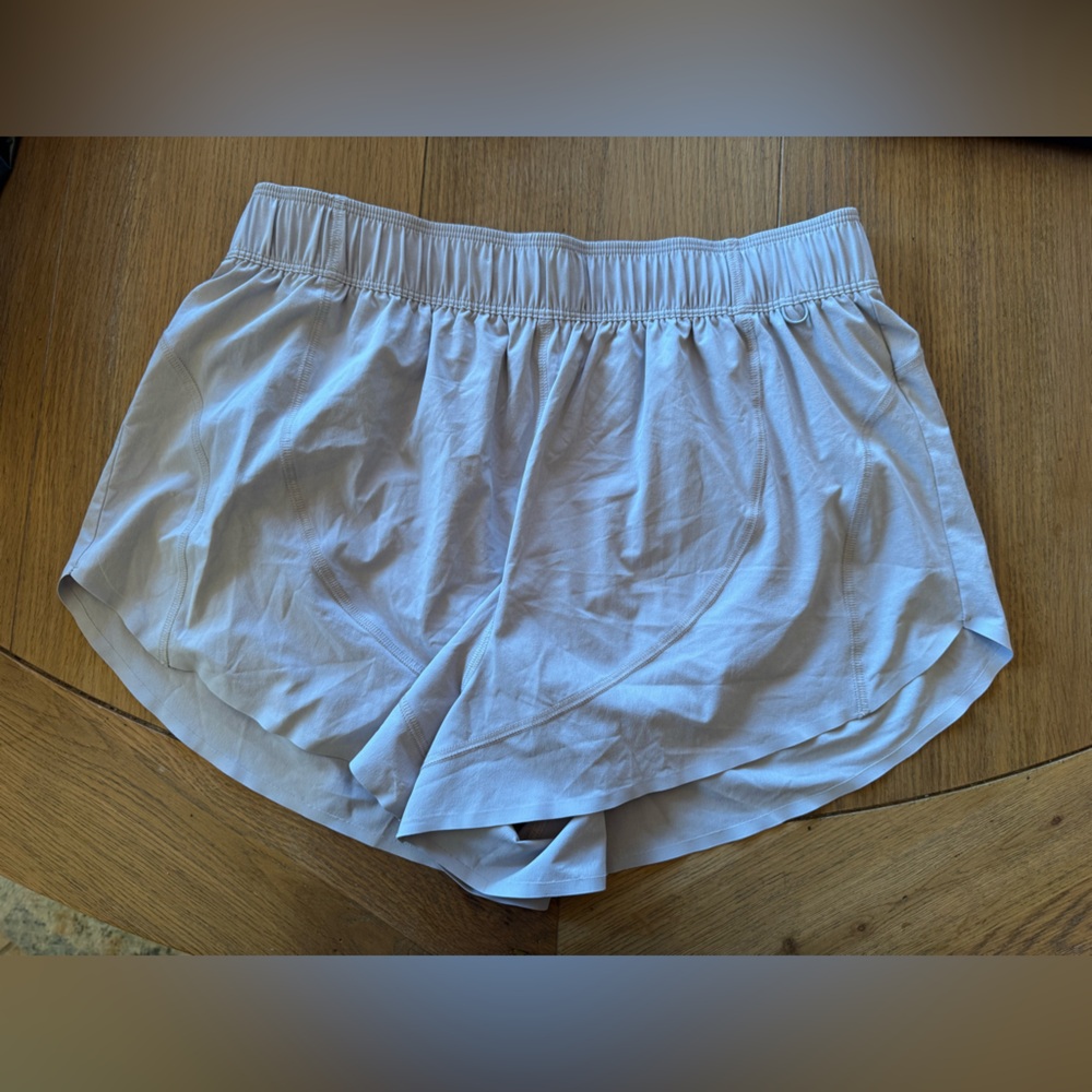 Women’s White Athletic Shorts with Elastic Waistband